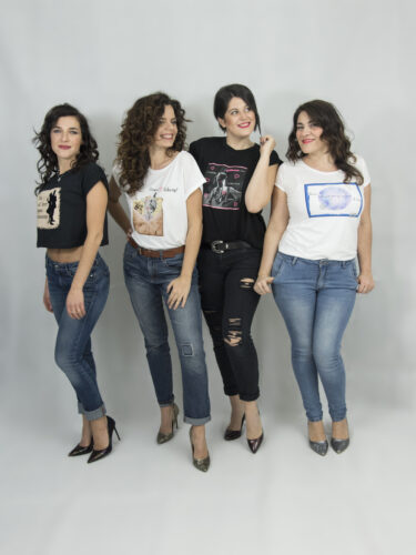 Ginger'o: Da sinistra Giuseppina Bridelli, Stefania Panighini, Anna Maria Sarra, Anna Corvino Jeans