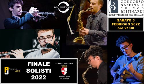 Prima Finale Concorso Bettinardi 2022 | Piacenza Jazz Club Milestone