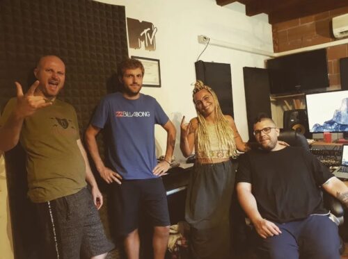 Jenny Hurricane e The Bastards in studio