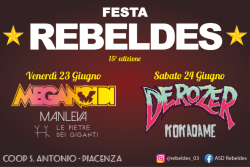 Festa Rebeldes | 23-24 Giugno 2023