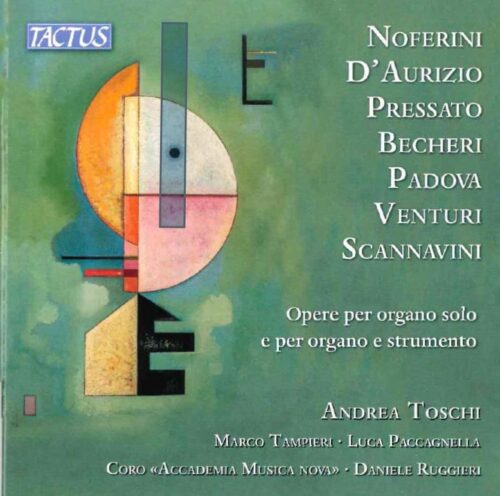 Pubblicato il CD dell'Organista Toschi | Conservatorio Nicolini Piacenza: Martedì 20 Febbraio 2024