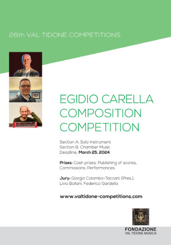 Val Tidone Competitions-XXVI Edizione: 12-14 Aprile 2024 