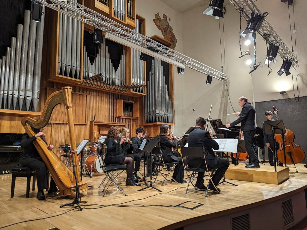 Gli studenti del Conservatorio Nicolini di Piacenza