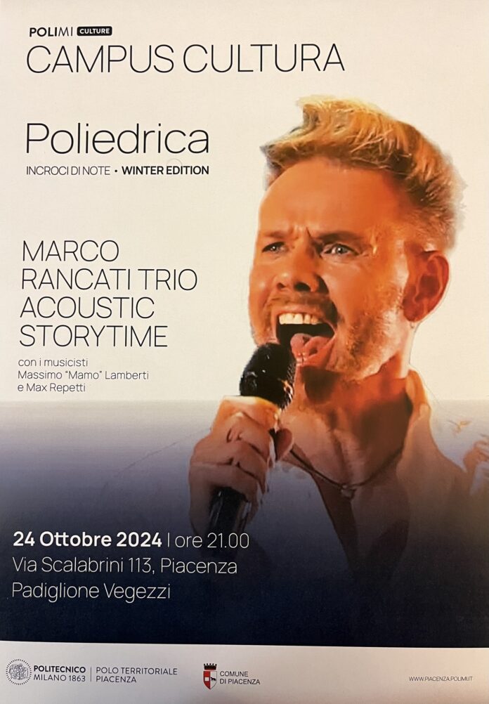 POLIedrica-Incroci di Note | Winter Edition-Marco Rancati Trio: Giovedì 24 Ottobre 2024